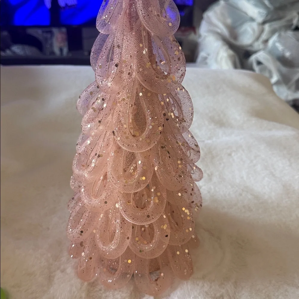 pink Glenda the good witch Christmas tree
